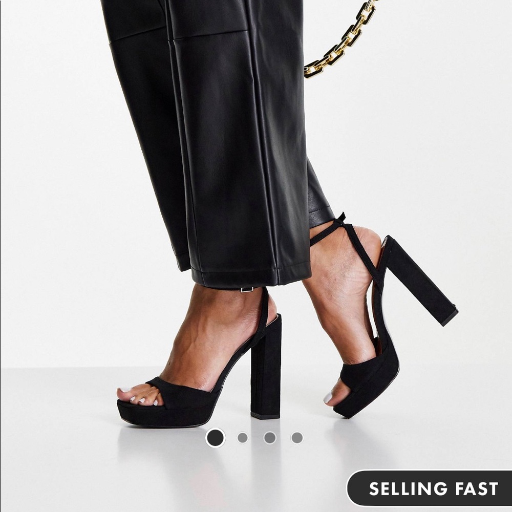 ASOS Design Noun Platform barely there